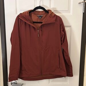 Kirkland Signature Rust Hooded Raincoat